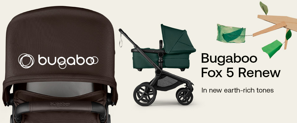 Bugaboo Fox 5 Renew in Fern Green and Cocoa Brown