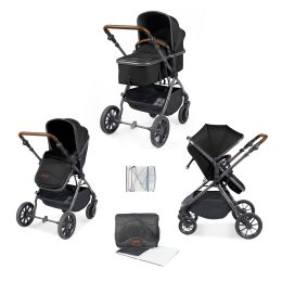 Ickle Bubba Cosmo 2-In-1 Pushchair Black