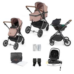 Ickle Bubba Cosmo 9 Piece Nimbus 180° Travel System Bundle Desert