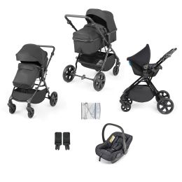 Ickle Bubba Comet 3-In-1 Travel System With Astral Car Seat Black