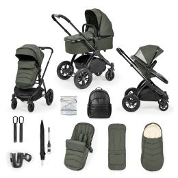 Ickle Bubba Stomp Luxe Elements Edition 12 Piece Pram Bundle Forest