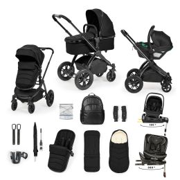 Ickle Bubba Stomp Luxe Elements Edition 16 Piece Nimbus 180° & Radial 360° Travel System Bundle Raven