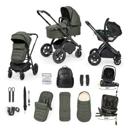 Ickle Bubba Stomp Luxe Elements Edition 16 Piece Nimbus 180° & Radial 360° Travel System Bundle Forest