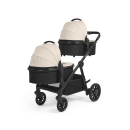 Ickle Bubba Virgo Growing Family Twin 18 Piece Nimbus 180° Travel System Bundle Stone