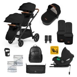 Ickle Bubba Virgo Growing Family 14 Piece Cirrus Travel System Bundle Black