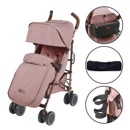 Ickle Bubba Discovery Prime Stroller Dusky Pink