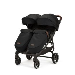 Ickle Bubba Venus Prime Double Stroller Black