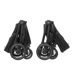 Maxi Cosi Oxford+ Essential Pram Bundle With Accessories Twillic Black