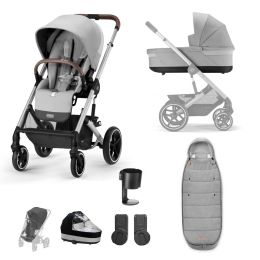 Cybex Balios S Lux 8 Piece Bundle Lava Grey