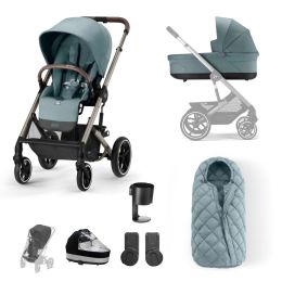 Cybex Balios S Lux 8 Piece Bundle Sky Blue