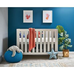 Obaby Nika Mini Cot Grey Wash