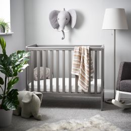 Obaby Bantam Space Saver Cot Taupe Grey