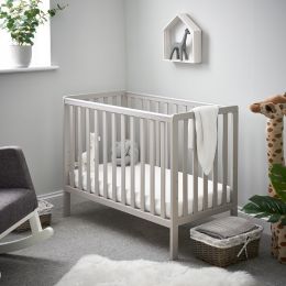 Obaby Bantam Space Saver Cot Warm Grey