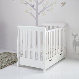 Obaby Stamford Mini Cot Bed White