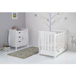 Obaby Stamford Mini 2 Piece Room Set White