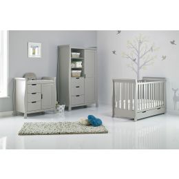 Obaby Stamford Mini 3 Piece Room Set Warm Grey