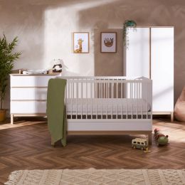 Obaby Astrid Cot Bed 3 Piece Room Set White