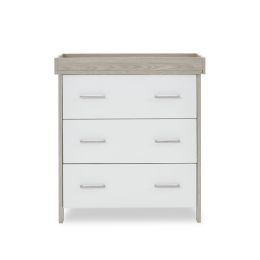 Obaby Nika Changing Unit Grey Wash And White