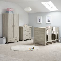 Obaby Nika 3 Piece Room Set Grey Wash