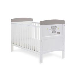 Obaby Grace Inspire Cot Bed Hello World Koala