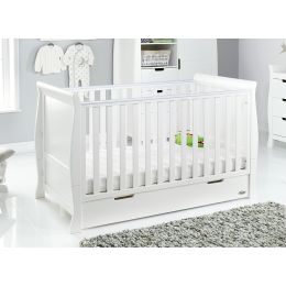 Obaby Stamford Classic Cot Bed White