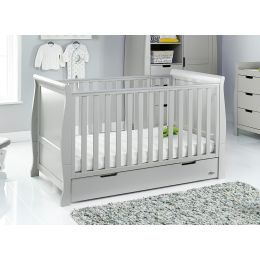 Obaby Stamford Classic Cot Bed Warm Grey