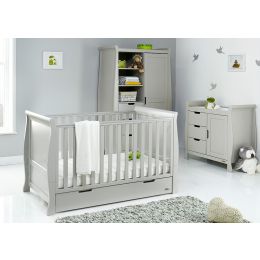 Obaby Stamford Classic 3 Piece Room Set Warm Grey