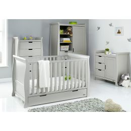 Obaby Stamford Classic 4 Piece Room Set Warm Grey