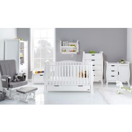 Obaby Stamford Luxe 7 Piece Room Set White