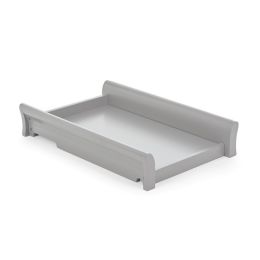 Obaby Stamford Sleigh Cot Top Changer Warm Grey