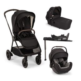 Nuna Triv Next Arra Flex Travel System Bundle Caviar