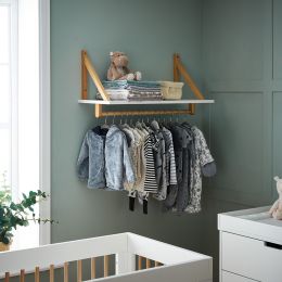 Obaby Maya Shelf White And Natural