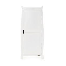 Obaby Stamford Sleigh Single Wardrobe White