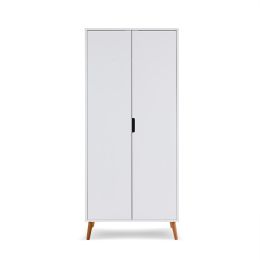 Obaby Maya Double Wardrobe White And Natural