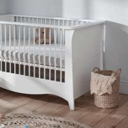 CuddleCo Clara Cot Bed White