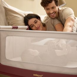 SnuzPod5 Bedside Crib Rouge