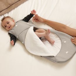 SnuzPouch Sleeping Bag 0.5 Tog Grey Cloud