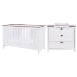 Tutti Bambini Verona 2 Piece Room Set White/Oak