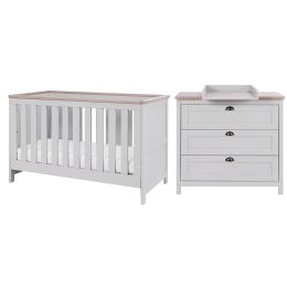 Tutti Bambini Verona 2 Piece Room Set Dove Grey/Oak