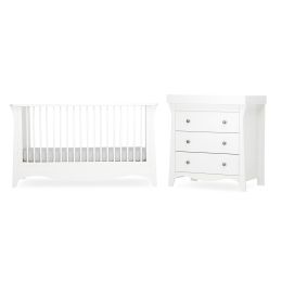 CuddleCo Clara 2 Piece Room Set White