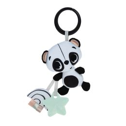 Tiny Love Panda Rattle Decor Black & White