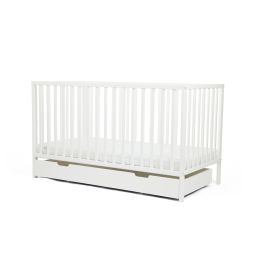 Ickle Bubba Hartley Classic Cot Bed & Under Drawer White