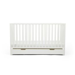 Ickle Bubba Hartley Classic Cot Bed & Under Drawer White
