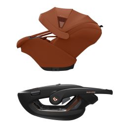 Maxi Cosi Coral Slide Pro Car Seat & FamilyFix Slide Pro Base Copper Terra