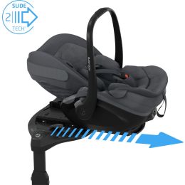 Maxi Cosi Pebble Slide Pro Car Seat & FamilyFix Slide Pro Base Moon Graphite