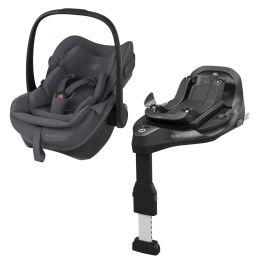 Maxi Cosi Pebble Slide Pro Car Seat & FamilyFix Slide Pro Base Moon Graphite