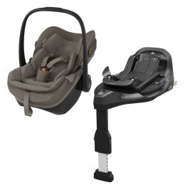 Maxi Cosi Pebble Slide Pro Car Seat & FamilyFix Slide Pro Base Oak Truffle