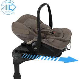 Maxi Cosi Pebble Slide Pro Car Seat & FamilyFix Slide Pro Base Oak Truffle