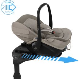 Maxi Cosi Pebble Slide Pro Car Seat & FamilyFix Slide Pro Base Sapphire Sand