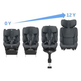 Maxi Cosi Pearl XL Slide Pro I-Size Car Seat Authentic Graphite